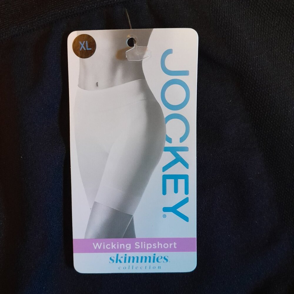 Jockey Skimmies Collection Wicking Slip Shorts Bundle of 2 BLK & Tan XL NWT - Picture 8 of 11